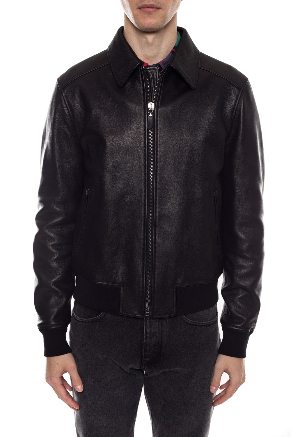 Bally Collared leather jacket Men's Clothing Vitkac